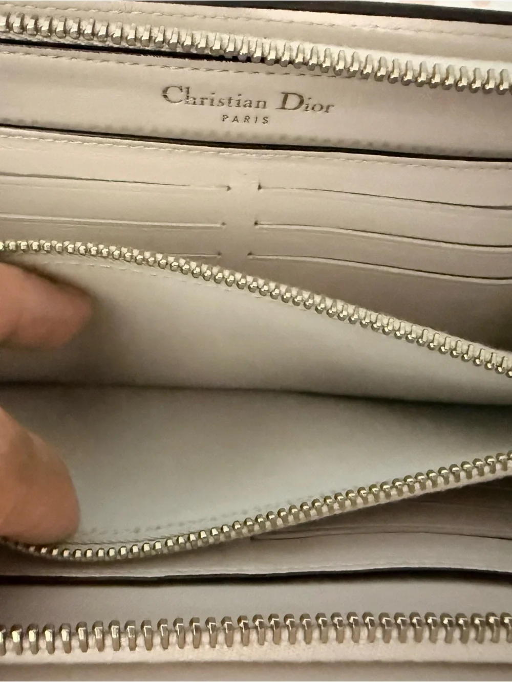 Dior Voyageur Zip-Around Wallet